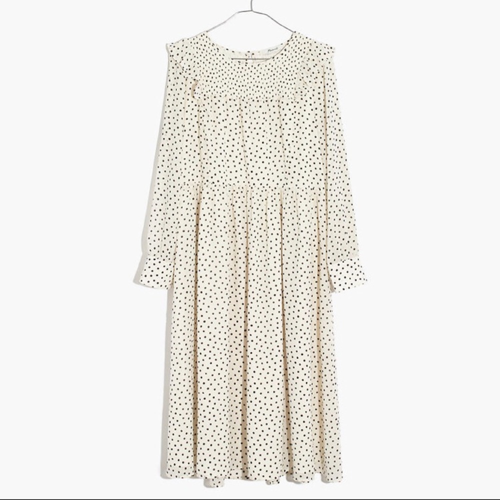 Madewell polkadot Midi Dress